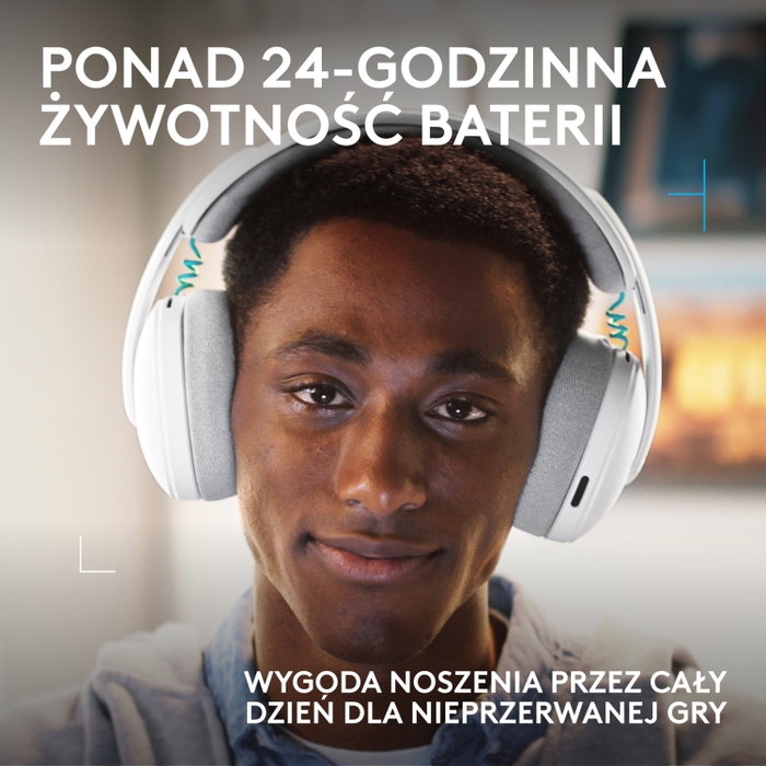 Logitech G G325 LIGHTSPEED Auriculares Inalámbricos Blanco