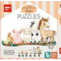 Apli Mi Primer Puzzle Progresivo Animales de la Granja con 6 Fichas