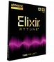 ELIXIR Juego de Cuerdas para Guitarra Acústica Attune 92/8 Phosphor Bronze Light 12-53 - Tono Nítido y Claro, Sensación Natural, Duración Extrema