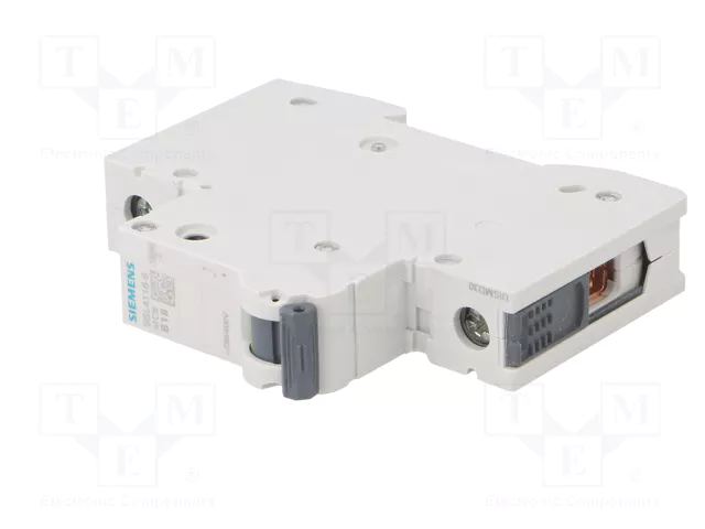 SIEMENS 5SL4116-6 Interruptor magnetotérmico 16A 1 Polo 10kA SIEMENS 5SL4116-6 Interruptor magnetotérmico 16A 1 Polo 10kA