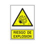 DUVER Señal de Peligro Riesgo de Explosión 345x245 mm