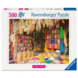 Ravensburger Rompecabezas 12001816, 500 Piezas, Mercado de Especias Marroquí, Colorido, A partir de 12 años
