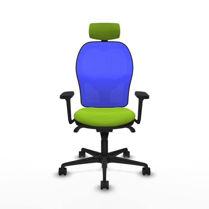 PIQUERAS Y CRESPO Silla de oficina Jorquera con mecanismo Sincro, Pistacho y Azul PIQUERAS Y CRESPO Silla de oficina Jorquera con mecanismo Sincro, Pistacho y Azul