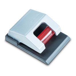 MAUL Clips de rollo autoadhesivos de 3.3 cm, montaje en pared, plata