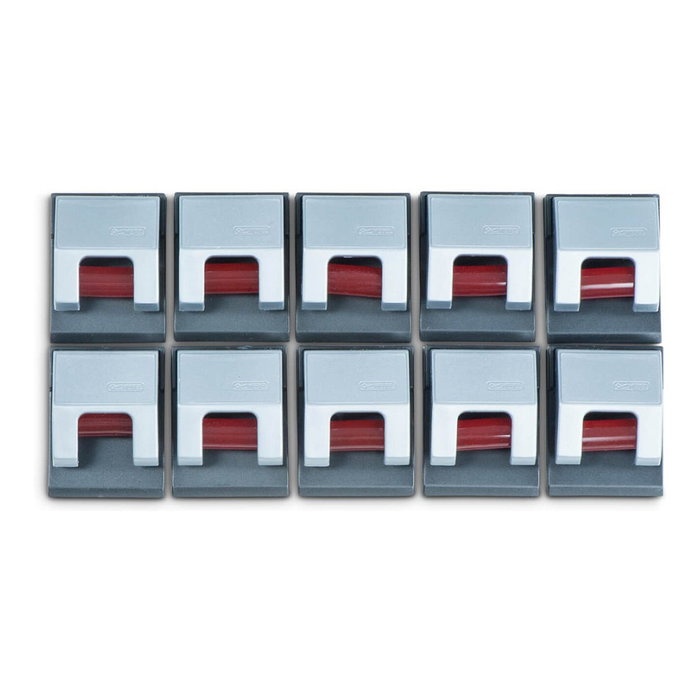 MAUL 6241094 Clip de rollo autoadhesivo de 3.3 cm, montaje en pared, plata MAUL 6241094 Clip de rollo autoadhesivo de 3.3 cm, montaje en pared, plata