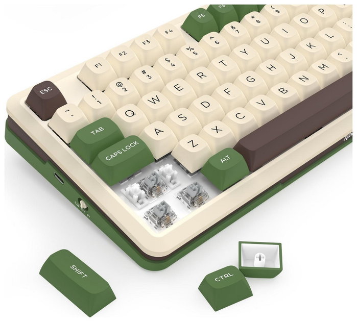 Redragon K681CGC-RGB-PRO Cyrus Teclado Mecánico Gaming Inalámbrico RGB 81 Teclas Layout Español