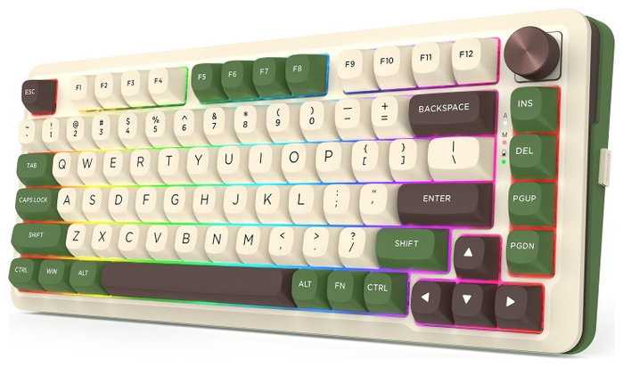 Redragon K681CGC-RGB-PRO Cyrus Teclado Mecánico Gaming Inalámbrico RGB 81 Teclas Layout Español