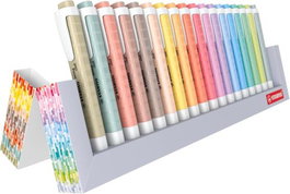 Stabilo Set de Escritorio Swing Cool NatureCOLORS y Pastel de 18 Unidades