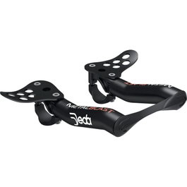 Deda Extensiones Mini 165 mm 31.8 Aluminio Negro Brillante Componentes Carretera