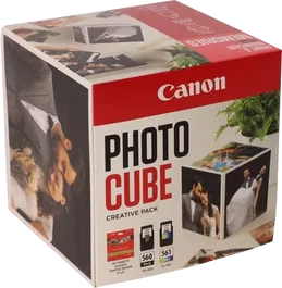 Canon Photo Cube Creative Pack PG-560 + CL-561 con 40 hojas de papel fotográfico