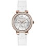 Furla WW00011003L3 Reloj de Mujer con Correa Blanca y Caja Rosa