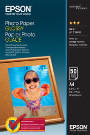 Epson Papel Photo Glossy A4 50 hojas 200grs