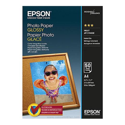 Epson Photo Paper Glossy A4 50 Hojas 200 g/m² Epson Photo Paper Glossy A4 50 Hojas 200 g/m²