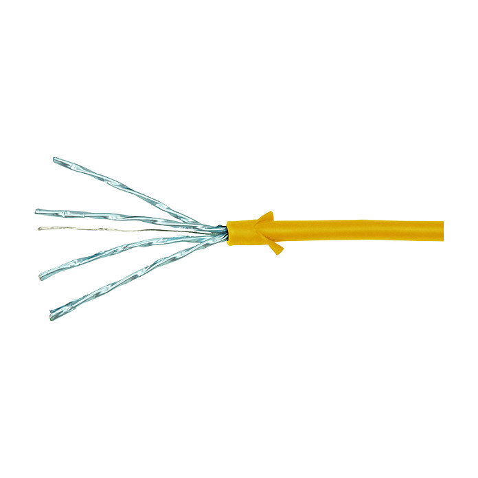 LogiLink CQ9037S Patchkabel CAT6A SlimLine Amarillo 1,0m