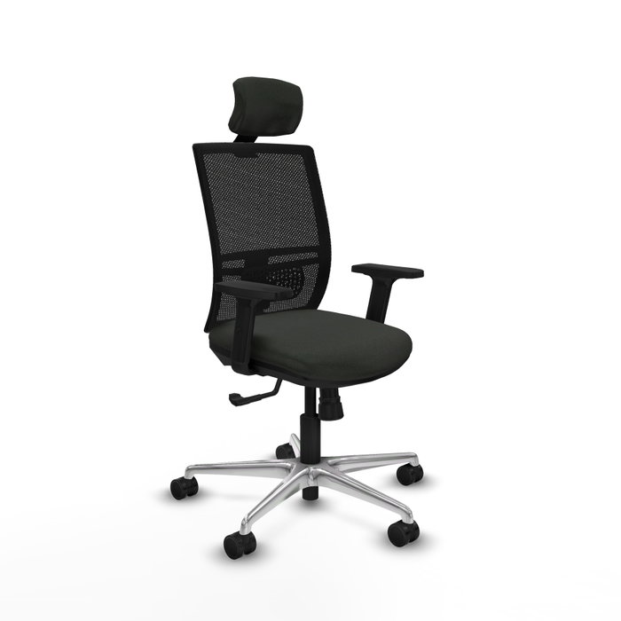 PIQUERAS Y CRESPO Silla de oficina Yunquera con mecanismo Sincro Negro PIQUERAS Y CRESPO Silla de oficina Yunquera con mecanismo Sincro Negro