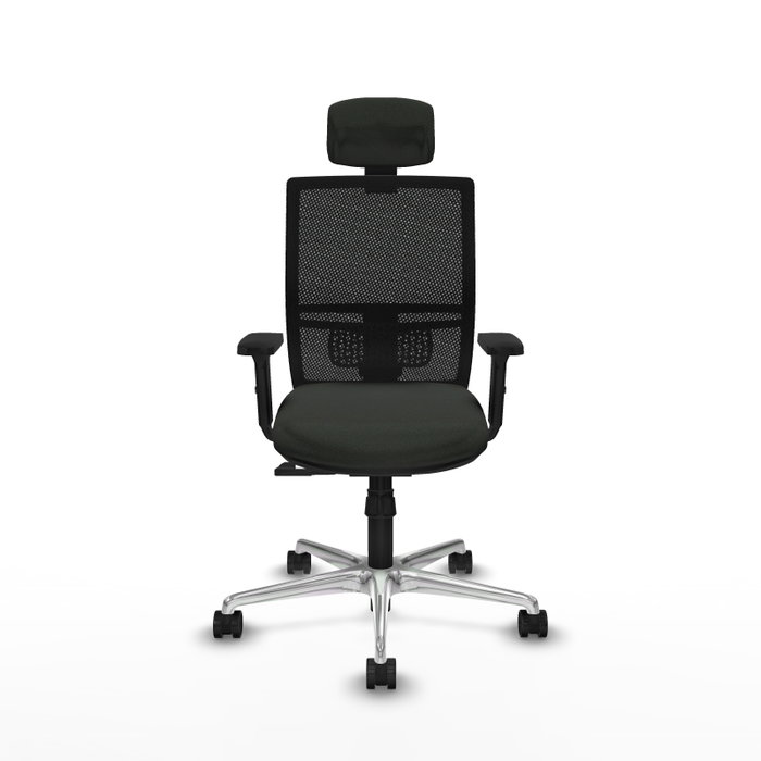 PIQUERAS Y CRESPO Silla de oficina Yunquera con mecanismo Sincro Negro PIQUERAS Y CRESPO Silla de oficina Yunquera con mecanismo Sincro Negro
