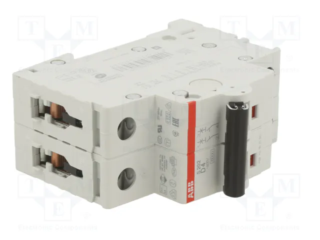 ABB S200 Interruptor magnetotérmico 2 polos 4A 6kA