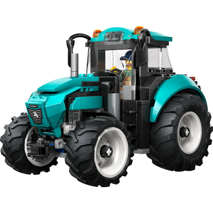 LEGO City Tractor 60498 - Set de construcción de 204 piezas