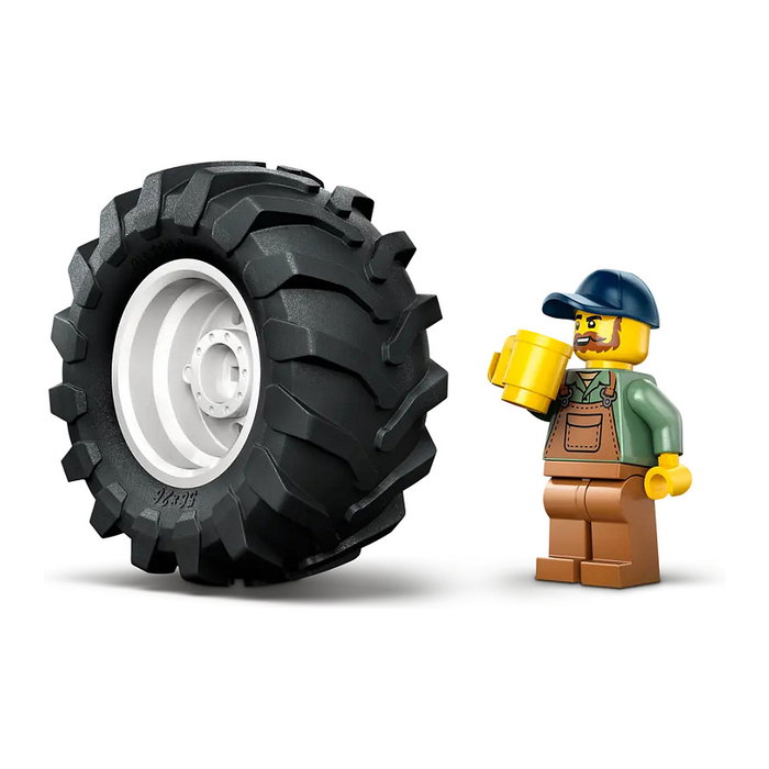LEGO City Tractor 60498 - Set de construcción de 204 piezas