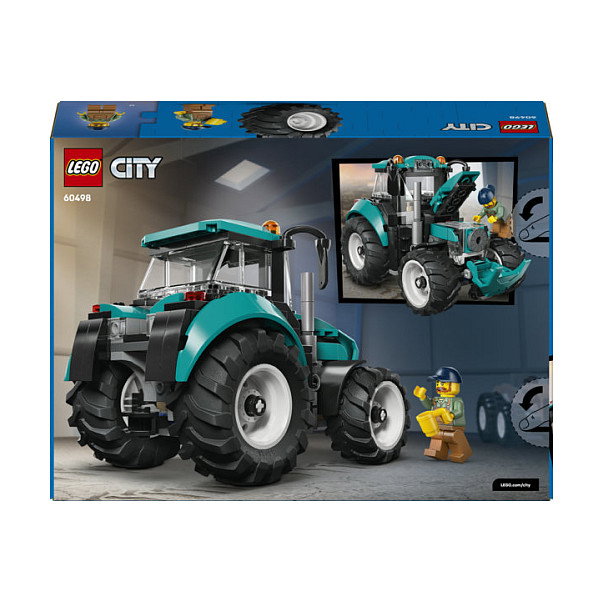 LEGO City Tractor 60498 - Set de construcción de 204 piezas