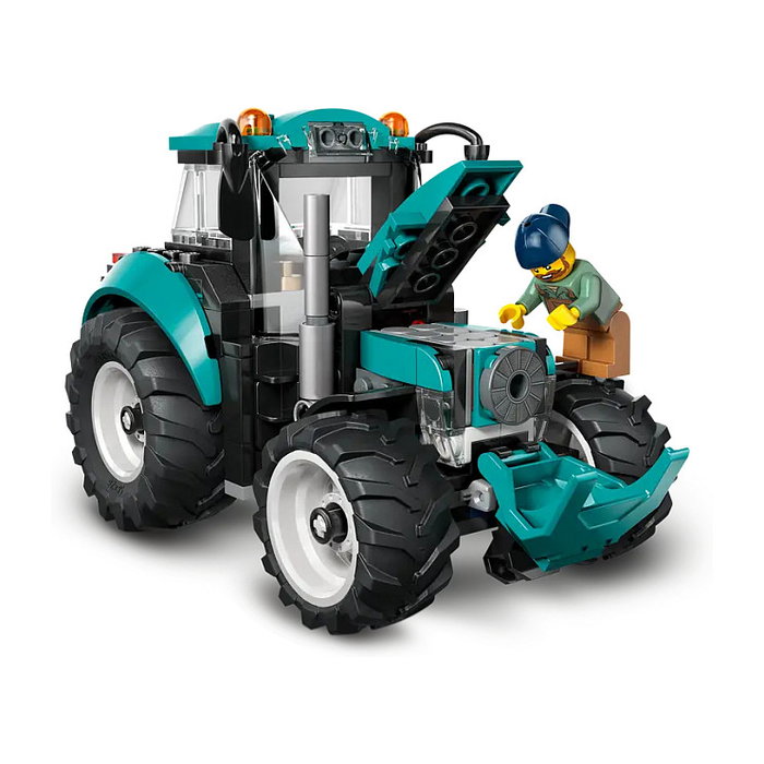 LEGO City Tractor 60498 - Set de construcción de 204 piezas