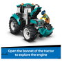 LEGO City Tractor 60498 - Set de construcción de 204 piezas