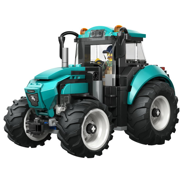 LEGO City Tractor 60498 - Set de construcción de 204 piezas