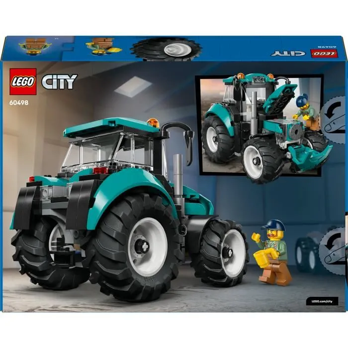 LEGO City Set de Construcción 60498 - Tractor para Niños y Niñas 6 Años en Adelante