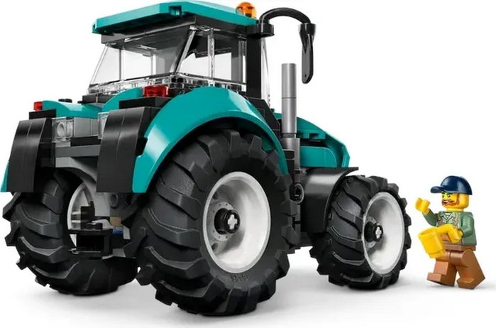LEGO City Tractor 60498 - Set de construcción de 204 piezas