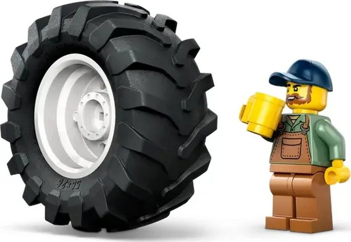 LEGO City Tractor 60498 - Set de construcción de 204 piezas