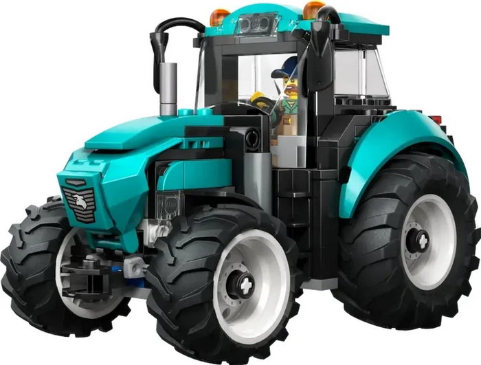 LEGO City Tractor 60498 - Set de construcción de 204 piezas