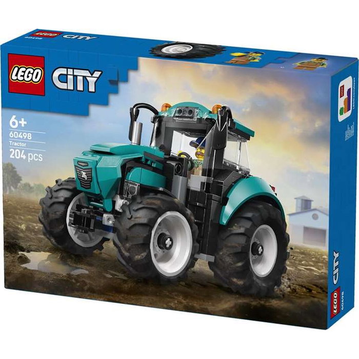 LEGO City Tractor 60498 - Set de construcción de 204 piezas