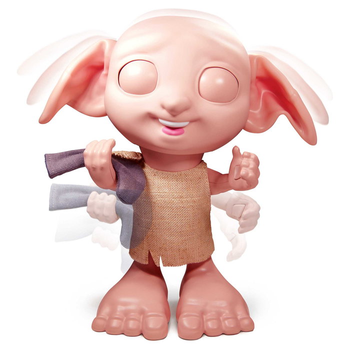 SPIN MASTER Wizarding World Harry Potter Dobby Interaktiver Dobby Hauself Figura Interactiva Sonora Multicolor 35 Melodias y Voz