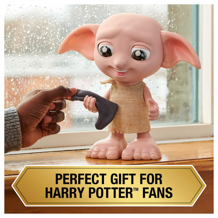 SPIN MASTER Wizarding World Harry Potter Dobby Interaktiver Dobby Hauself Figura Interactiva Sonora Multicolor 35 Melodias y Voz