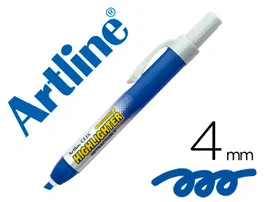 Artline EK-63 Rotulador fluorescente punta biselada azul 1-4 mm