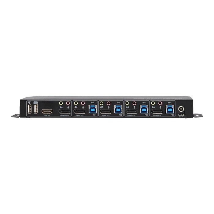 Eaton Tripp Lite 4-Port DisplayPort/USB KVM Switch 4K 60 Hz HDR HDCP 2.2 IR DP 1.4 USB Sharing
