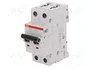 ABB S200-C0.5 Interruptor magnetotérmico de 2 polos, 0,5A