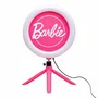 Paladone Aro de Luz LED Barbie con Trípode y Soporte para Smartphone, 25,9 cm
