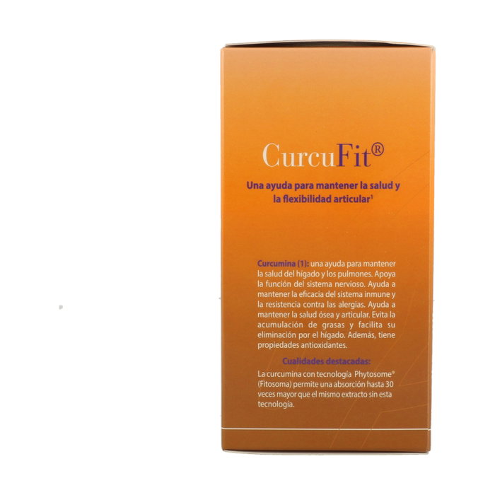 100% Natural CurcuFit 90 cápsulas vegetales