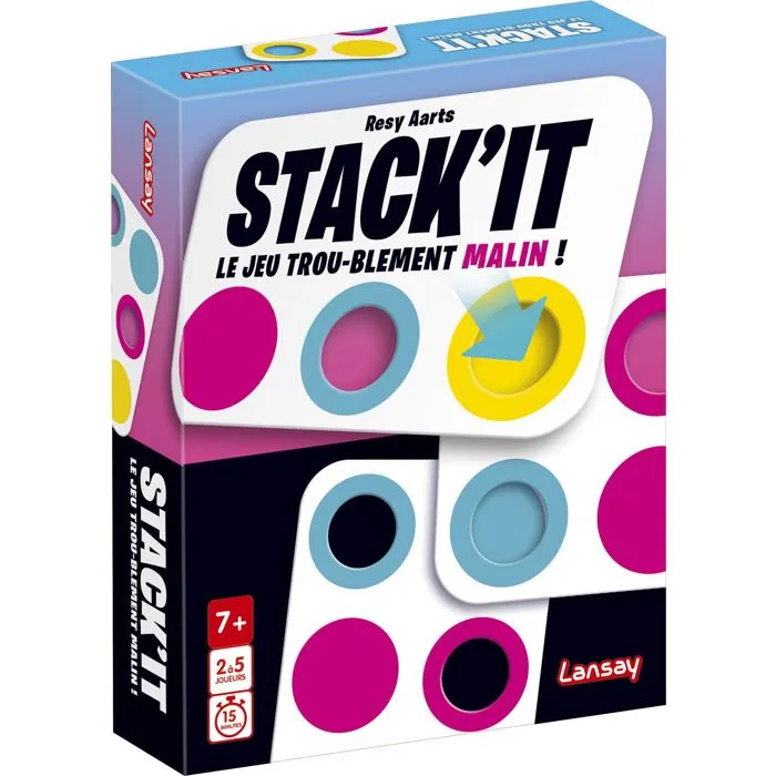 Lansay Stack'It Juego de Mesa Familiar Estrategia A partir de 7 años LAN3181860751503 Lansay Stack'It Juego de Mesa Familiar Estrategia A partir de 7 años LAN3181860751503