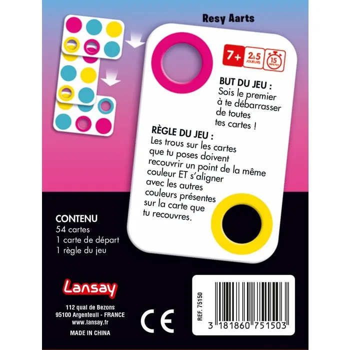 Lansay Stack'It Juego de Mesa Familiar Estrategia A partir de 7 años LAN3181860751503 Lansay Stack'It Juego de Mesa Familiar Estrategia A partir de 7 años LAN3181860751503