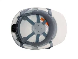 Safetop Casco de HDPE ER Series con barboquejo y rosca amarillo