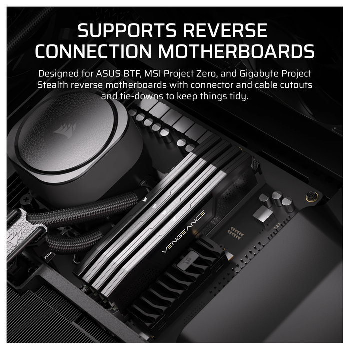 Corsair 5000D RS ARGB Schwarz Midi Tower ATX Gaming Gehäuse Negro para Juego