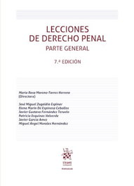 TIRANT LO BLANCH Lecciones de derecho penal. Parte general, María Rosa Moreno Torres Herrera