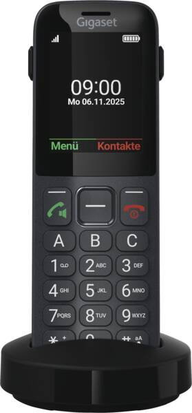 Gigaset Comfort 600 SIM Negro, Gris
