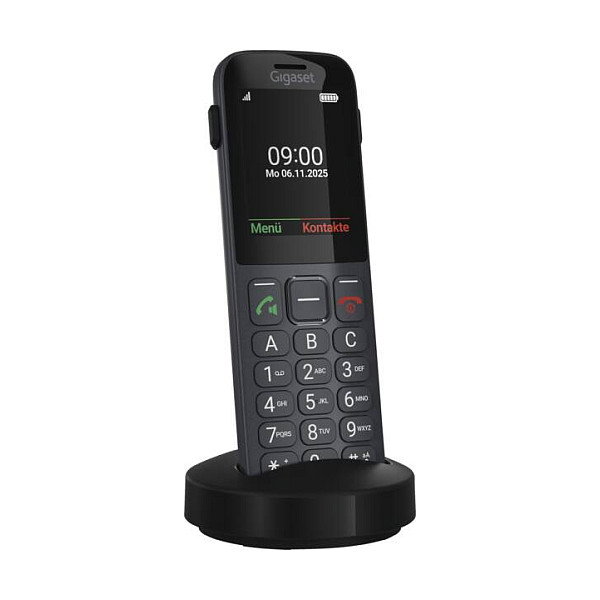 Gigaset Comfort 600 SIM Negro, Gris