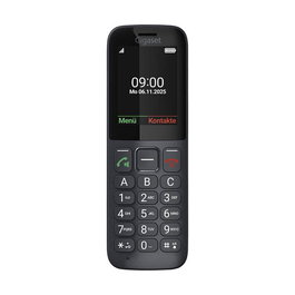 Gigaset Comfort 600 SIM - Teléfono móvil de barra con 4G, pantalla 2.4", Bluetooth 5.0, batería 1000 mAh extraíble, color negro y gris