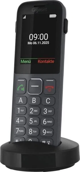 Gigaset Comfort 600 SIM Negro, Gris