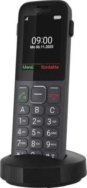 Gigaset Comfort 600 SIM Negro, Gris