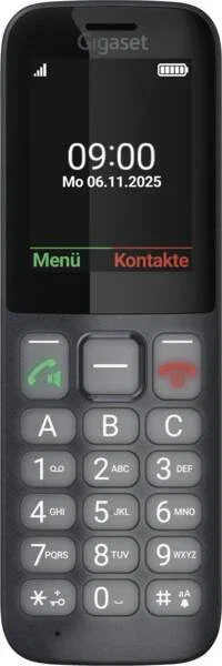 Gigaset Comfort 600 SIM Negro, Gris
